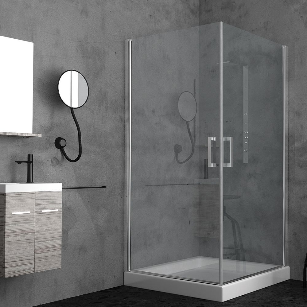 Orabella Door square asymmetrical shower enclosure